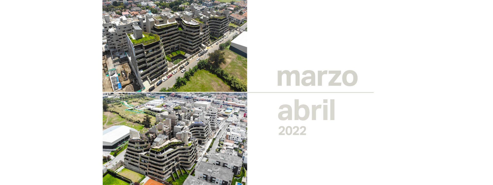 aquarela avance de obra marzo abril 2022