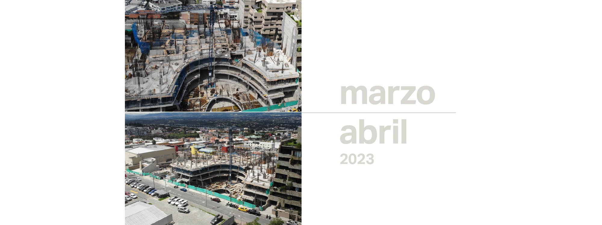aquarela avance de obra marzo abril 2023