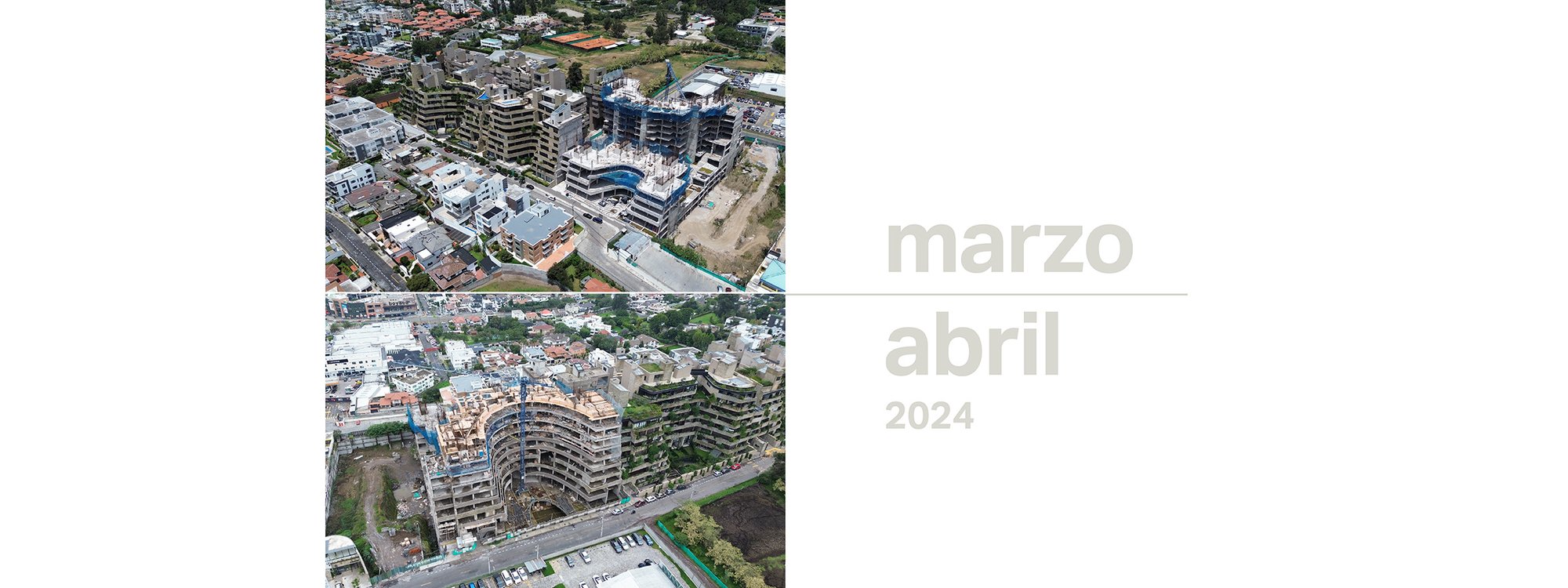aquarela avance de obra marzo abril 2024