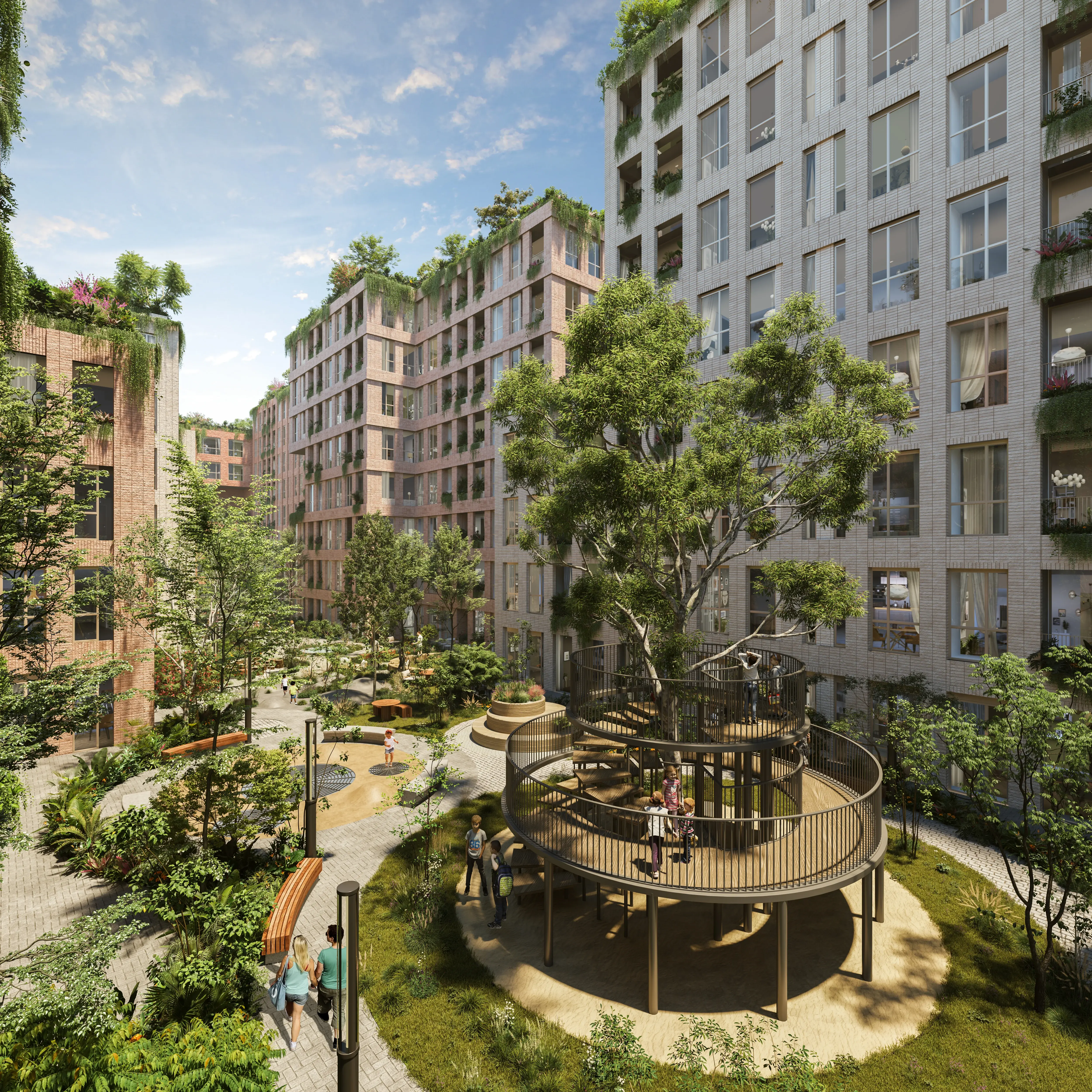 Fachada BOTANIQO - View Area de niños